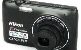 Nikon Coolpix S4150 – inexpensive camera with touch screen