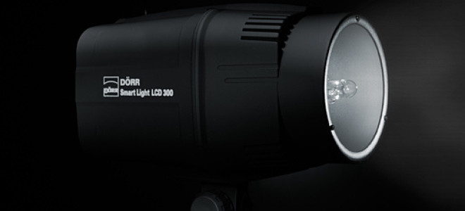 Импульсный свет Doerr при работе над портретом